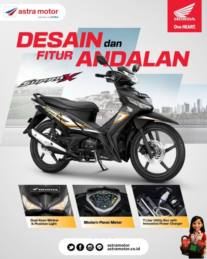 Honda Supra X 125 Tetap Jadi Raja Motor Bebek, Astra Motor Imam Bonjol Ungkap Rahasia Ketangguhannya
